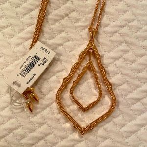 Kendra Scott Adjustable Necklace Rose Gold